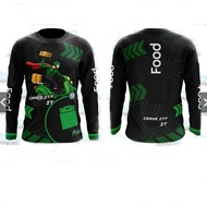 hot sale new fashion ready stock t-shirt rider grab food jersi jeresy 3d printing popular Ready Stoc