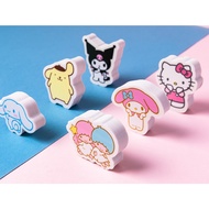 Sanrio Eraser Hello Kitty My Melody Kuromi Little Twin Star Kiki Lala PomPomPurin Cinnamoroll 橡皮擦 库洛