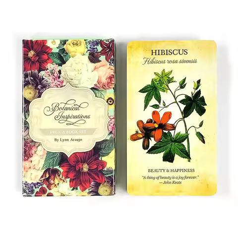 New Botanical Inspirations Oracle Cards A 44 Tarot English Divination Edition Deck Borad Playing Gam