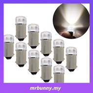 [MRBUNNY]Pack of 10 Ba9s LED Light Bulb Lamp Bulb 12V Instrument Lighting White Red