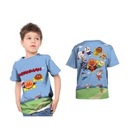 301KIDS - Children's Clothes, Cute Japanese Cartoon Anpanman Character T-shirts, Custom Full Printin