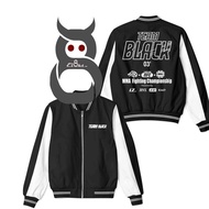 Sukajan Team Black Jinx Jaekyung Jacket |Team Black Gym Manhwa Jinx