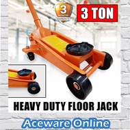 3 Ton 220LF Heavy Duty Floor Jack Hydraulic Service Garage Jack Jet Jack Kereta Jack Buaya Jek Kereta Car Repair Tool
