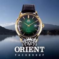 Orient Classic Bambino Green Dial Leather Automatic Watch FAC08002F