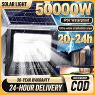 【BUY 1 TAKE 2】Lampu Solar Outdoor 50000W LED Light Waterproof IP68 High Brightness ProofLarge Solar 