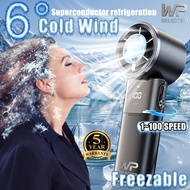 ❄️Cold Air❄️WP Handheld Fan Cooler Fan Recharable 9800mAh Turbo Kipas berdiri Recharable 100 Level A