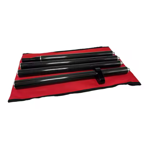 Universal 4*45cm Carbon Fiber RTK/GPS Pole for Leica Trimble Japanese Total Station, 180cm, 5/8 Thre