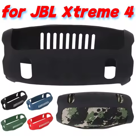 For JBL Xtreme 4 Speaker Silicone Case Cover Shockproof Portable Travel Case Anti Scratch Protective