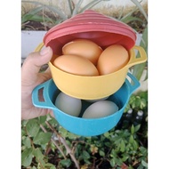 1 Large Steamer with 3 chicken eggs and 3 duck eggs - Weighing Cooking Toy for beloved children