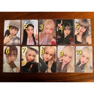 PHOTOCARD OFFICIAL IVE REI LIZ YUJIN