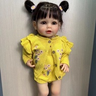 Sn* Full Body Lembut Silikon Vinyl Reborn Balita Perempuan Boneka