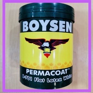 Boysen Permacoat Flat Latex White 1 Liter