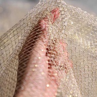 5LGM [Shipping from China] Width 0.9m * Width 150cm Golden Honeycomb Diamond Four-Corner Grid Fishne