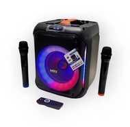 ตู้ลำโพงลูกเต๋า อเนกประสงค์มีหูหิ้ว ดอก8นิ้ว รุ่น A-888 BT ไมค์ลอย2ตัว ลำโพง bluetooth ลำโพงบลูทูธเบ