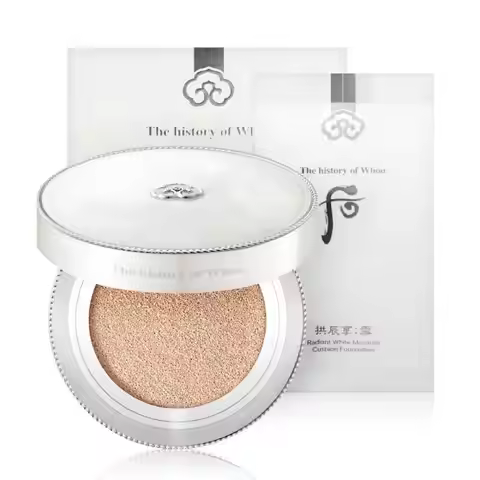 The Whoo Gongjinhyang Seol Whitening Moisture Glow Cushion (Main Product + Refill)