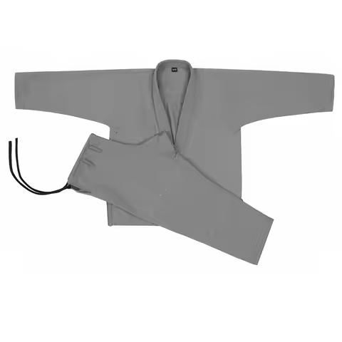 Light Kimono Jiu Jitsu Bjj Gi Men's Child Women Children's Jiu-jitsu Uniform Gray And Red Free White