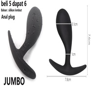 ORIGINAL d490b anal plug silikon JUMBO dildo vaginal alat bantu sexual