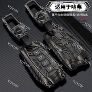 YY Premium Car Key Case Cover for Haval 2nd Gen Dago, Menglong Hi4, Shenshou, M6, 4th Gen H6, H9, H2