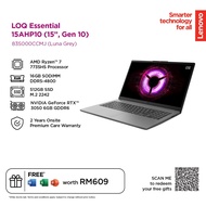 LENOVO LAPTOP LOQ AI GAMING (RYZEN 7 7735HS/16GB /512GB/RTX3050 6GB/15.6 FHD 144HZ/OFF HOME 2024/AI 