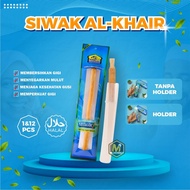MUMTAZINDO - Miswak Al-Khair Siwak Miswak Al-Khair Original-Herbal Teeth & Mouth Cleaner Miswak Al-K