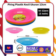 Piring Plastik Kecil isi 1 lusin (12pcs)