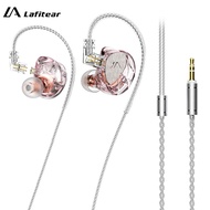 Lafitear LF1 1DD Earphone DLC Diamond Beryllium Plated Composite Diaphragm Dynamic Earbuds HIFI Musi