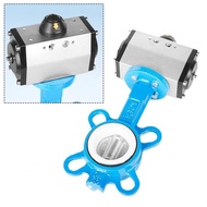 304 Stainless Steel Pneumatic Butterfly Valve DN40 DN50 DN65 for High Efficiency