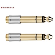 6.35mm to 3.5mm Converters 1/4 Inch Male 1/8 Inch Female 6.35 to 3.5 Jack Headphone Audio Adapter Co