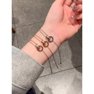 gelang titanium anti karat original gelang titanium Light Luxury Roman Numerals Titanium Steel Niche