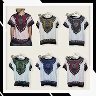 Heart Wht Dashiki Bohemian Shirt Rhapsody Batik Boho Indian TShirt