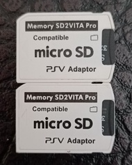 PSV PSVITA SD2VITA5.0 Pro micro SD 轉接卡 記憶卡 $60/張