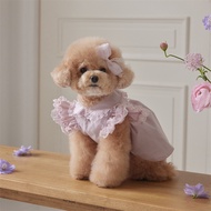 STYLE HAUL Soft Dog Princess Dress Lace Ruffle Breathable Pet Clothes Comfortable Fashion Cat Flying