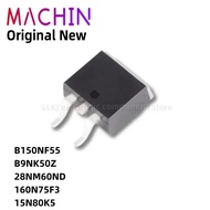 5pcs STB150NF55 STB9NK50Z STB28NM60ND STB160N75F3 STB15N80K5 TO263 FET