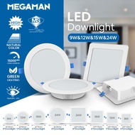 MEGAMAN LED DOWLIGHT รุ่น MQTL1119-Y , MQTL1119-F : 7W , 9W , 12W , 15W , 24W