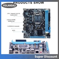 [yolanda2.sg] H61 Motherboard 16GB Micro-ATX Desktops MainBoard LGA1155 Socket I3/I5/I7 CPU