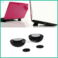 CRE 2PCS Ergonomic Laptop Desk Stand  Cooler   Foot Bracket