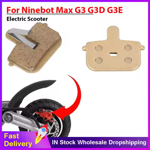 Semi-Metallic Brake Pad for Segway Ninebot Max G3 G3D G3E Electric Scooter Accessories Disc Brake Pa