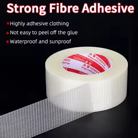 Single-sided Fiberglass Filament Tape Lithium Battery Insulation Wrap Fiberglass Tape Home Appliance