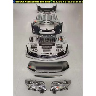Toyota Vellfire Alphard Anh20 2008-2014 Full Set Convert 2018-2021 New Model Head Lamp Front Bumper 