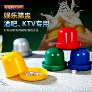 《Hot Sale》Dice Cup Thickened High-end Bar Dice Cup Nightclub Dice Cup with Base Dice Cup Dice10.12
