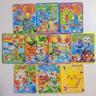 [預訂] 全套10款 Pokemon 30th Anniversary 日本丸美屋咖哩 貼紙 非餅貼