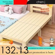 Wood Solid Foldable Bed Single Bed Frame 180Cm Long Other Sizes Can Be Customized Height Customizati
