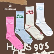 HAUS OF BELLE 90's Long Fashion Socks Classic