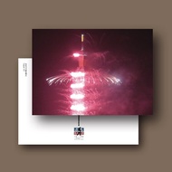 台北101煙火明信片