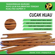 10 MM 45 - 50 CM! KAYU ULIN TANGKRINGAN BURUNG KAYU ULIN KALIMANTAN 100% TANGKRINGAN KENARI CUCAK IJ