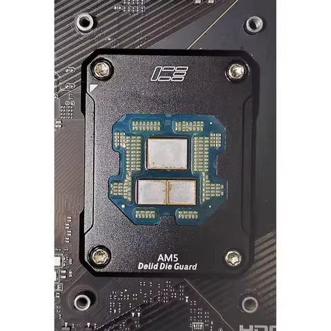 IceManCooler Frame For AMD AM5 9800X3D 9950X 9700X 7950X CPU Processor Direct Delid Die Guard CPU Op