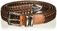 Men's Portfolio Braided Belt with Leather (Sizes 30-54 Inches)