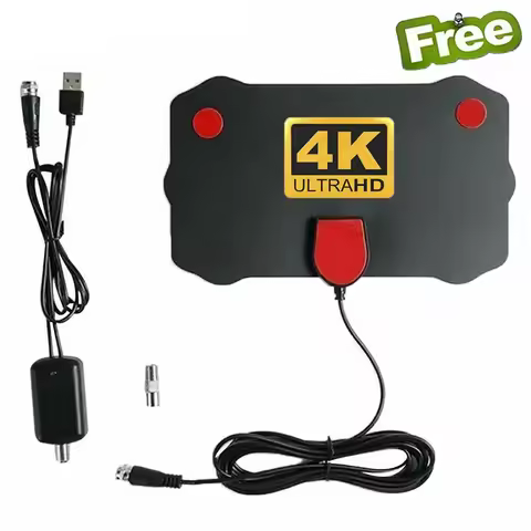 5000 Miles HD 8K 4K 1080P Indoor Digital TV Antenna 25DB HDTV Antena DVB-T DVB-T2 Cable TV Antena UH