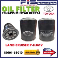 FIS Oil Filter Toyota Land Cruiser P-HJ61V MZ-161X 15601-68010 O-1633 Penapis Minyak Hitam Kereta