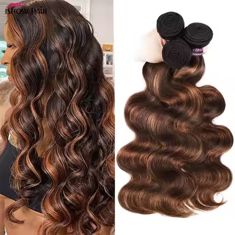 FB 30 Highlight Bundles Brazilian Body Wave 100% Human Hair Bundles 1B 4 30 Ombre Remy Human Hair Wa